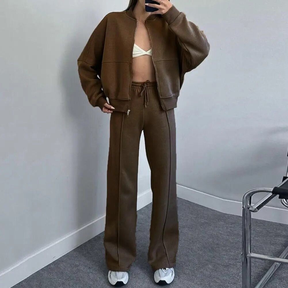 Dam Träningsdräkt Bekväm Elastisk Polyester-6
