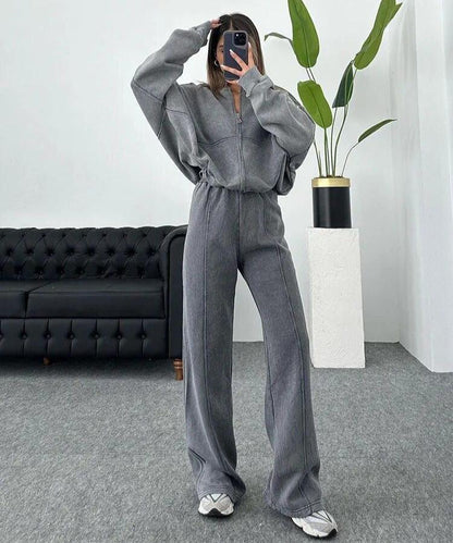 Dam Träningsdräkt Bekväm Elastisk Polyester-1