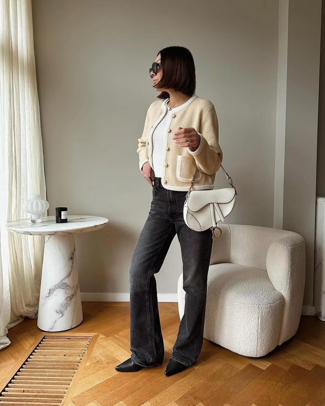 Dam Kort Cárdigan Stilren Akryl-4