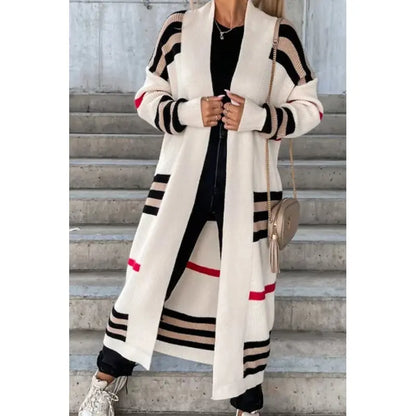 Variant image for Dam Kofta Randig Mjuk Stickad Loose Fit-18