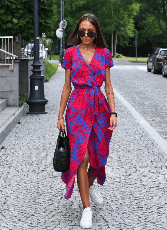 Dam Sommarklänning Elegant Lätt Tyg för Midsommar och Fest 1