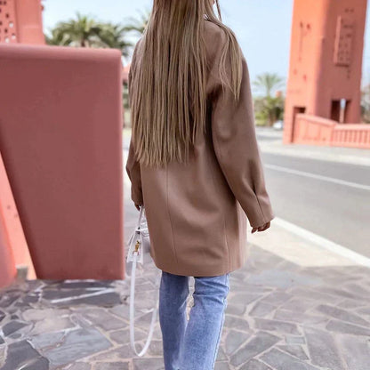 Damjacka Smal Design Högkvalitativt Material för Kyliga Dagar-2