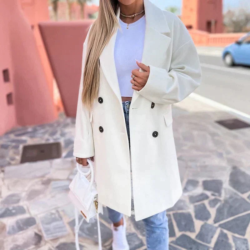 Damjacka Smal Design Högkvalitativt Material för Kyliga Dagar-6