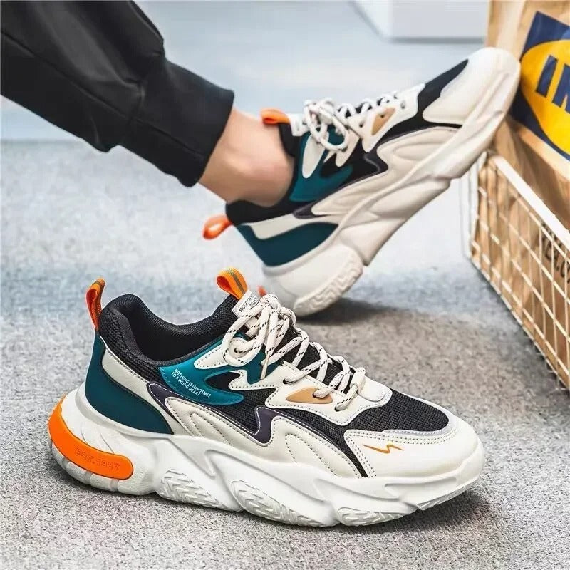 Herrskor Sneakers Modern Design Syntetiskt Material Komfortabelt-1