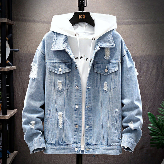 Dam Jeans Hög Midja Casual Bomull Standard Passform-1