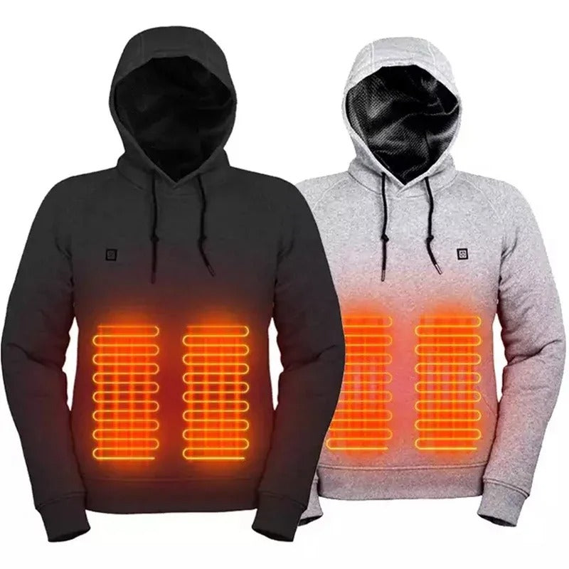 Variant image for Unisex Huvjacka med USB Värmefunktion Lätt Bomull och Polyester-6