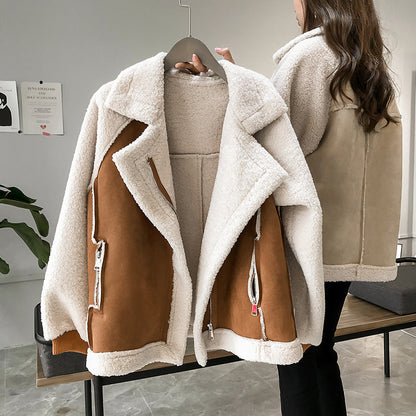 Dam Vinterjacka Lång Stilren Design Polyester 2