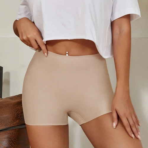 Dam Shorts Osynliga Andningsbar Vävsmaterial-1