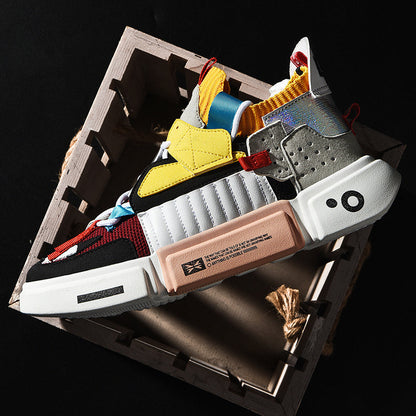 Herr Sneakers Urban Stil Nätmaterial för Vardagsbruk-5