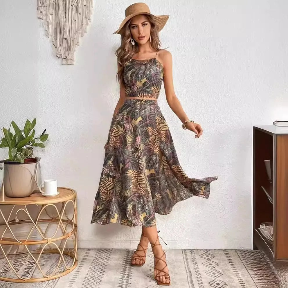 Variant image for Dam Stropplös Sommarklänning Lätt Material för Fest eller Bröllop-5