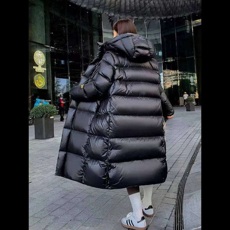 Damjacka Elegant Quiltad Polyester Steppjacka-4