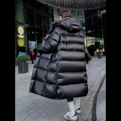 Damjacka Elegant Quiltad Polyester Steppjacka-4