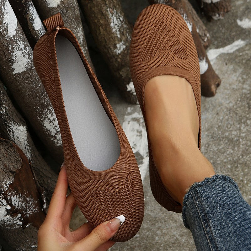 Damskor Slip-on Lätta Syntetmaterial för Komfort och Stil-5
