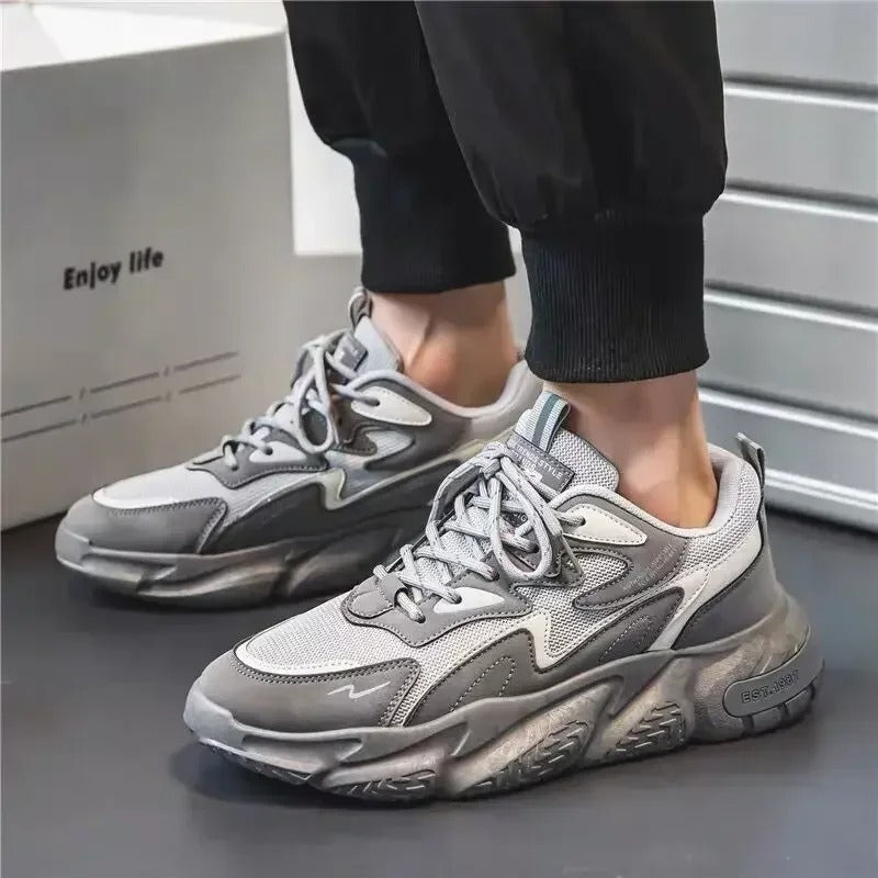 Herrskor Sneakers Modern Design Syntetiskt Material Komfortabelt-3