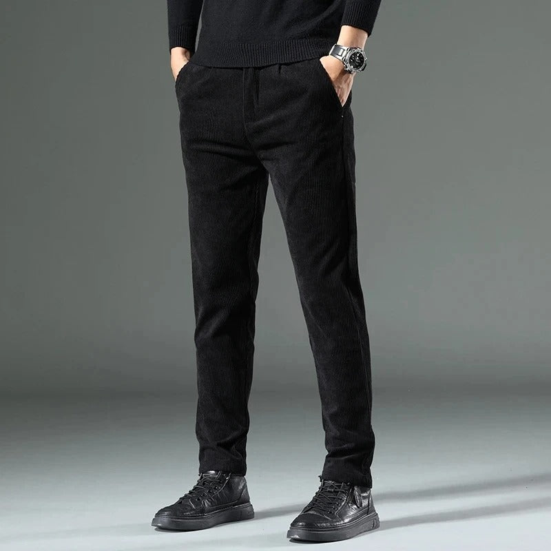 Variant image for Herrbyxor Cordhose Mjuk Kvalitet Avslappnad Design-22