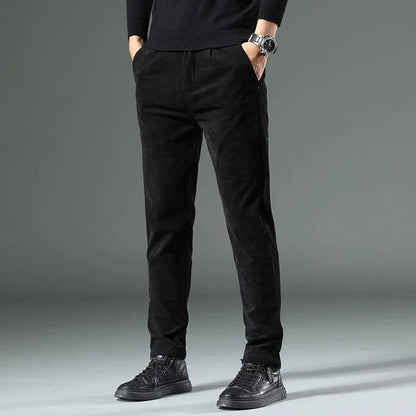 Variant image for Herrbyxor Cordhose Mjuk Kvalitet Avslappnad Design-22