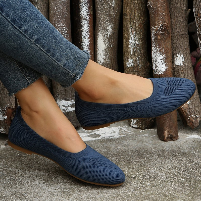 Damskor Slip-on Lätta Syntetmaterial för Komfort och Stil-2