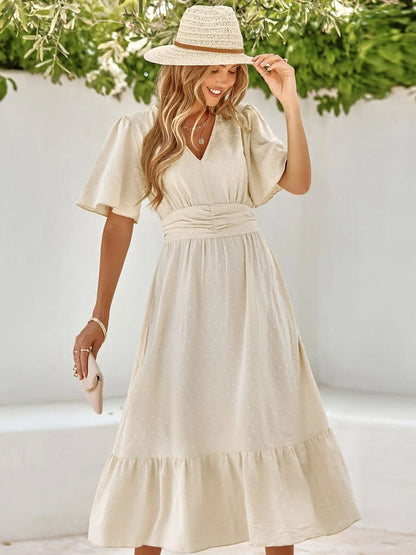 Variant image for Dam Maxiklänning Bohemisk Stil Lätt Material för Sommar-1