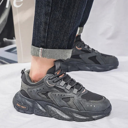 Herrskor Sneakers Modern Design Högkvalitativt Syntetmaterial-6