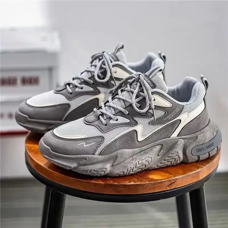 Herrskor Sneakers Modern Design Syntetiskt Material Komfortabelt-5