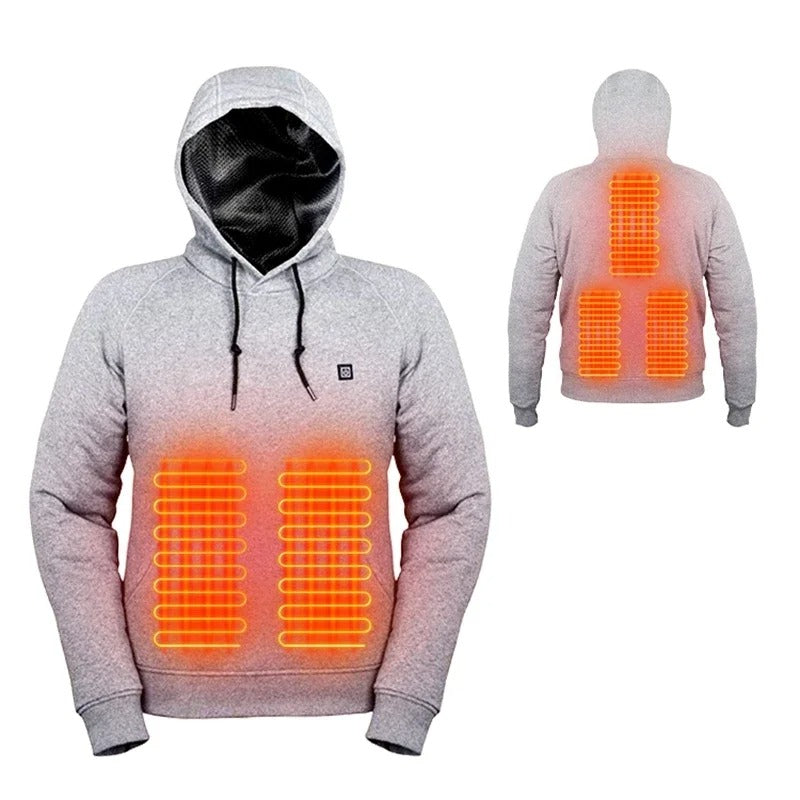 Variant image for Unisex Huvjacka med USB Värmefunktion Lätt Bomull och Polyester-1