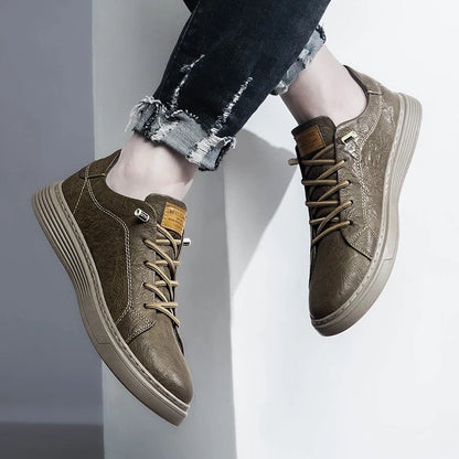 Herrskor Oxford Stil Högkvalitativt Läder 4