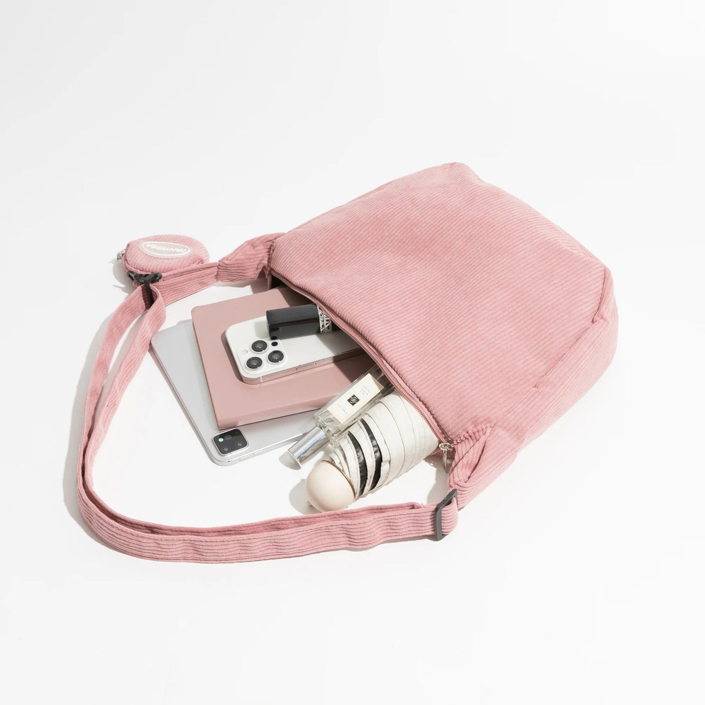 Dam Axelväska Modern Design Kordtyg Justerbar Axelrem-3