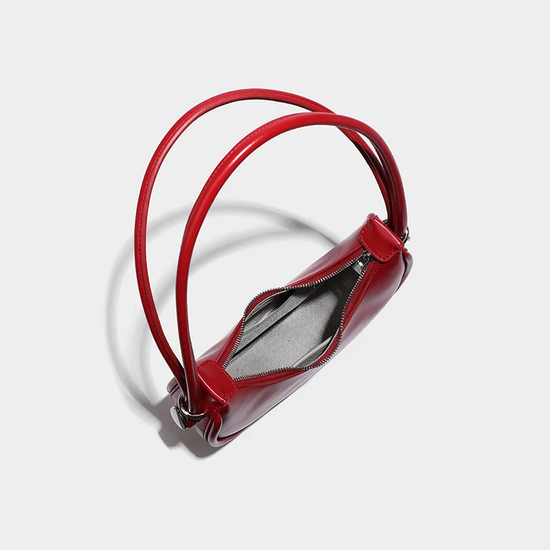 Damhandväska Elegant Veganläder Praktisk Compact-3