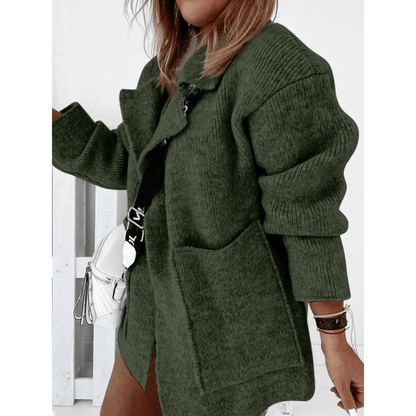 Dam Vinterjacka Enkel Stil 100% Polyester-4