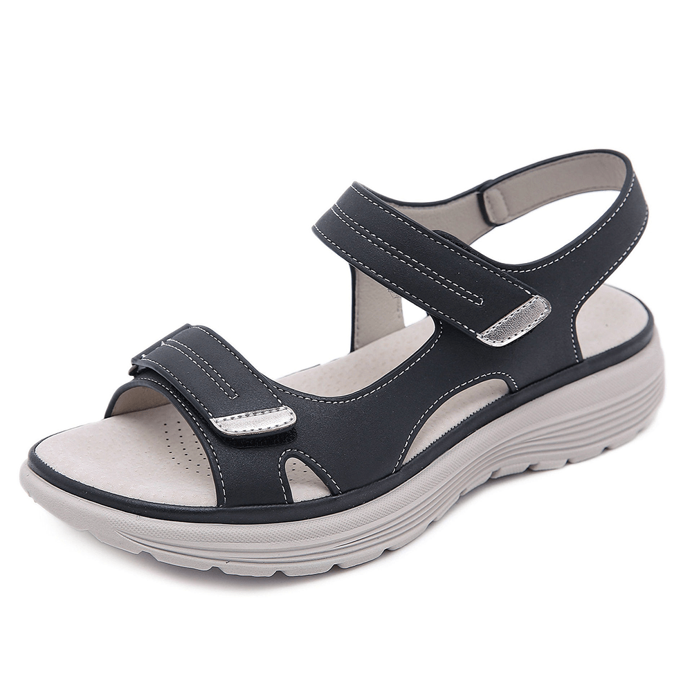 Herr Sandaler Ortopedisk Design med Stödjande Funktioner Syntet och Textil-1