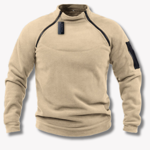 Herr Tröja Taktisk Varm Polyester Vindtät-4