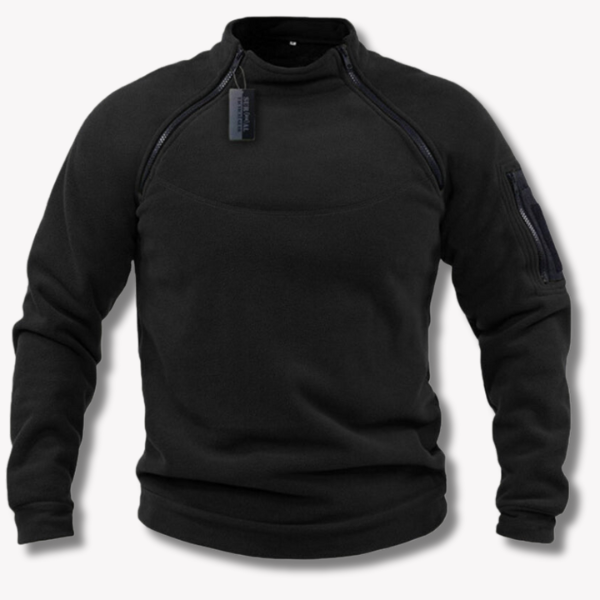 Herr Tröja Taktisk Varm Polyester Vindtät-2