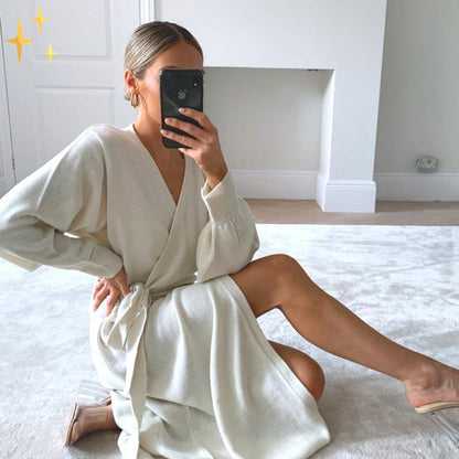 Damjacka Wrap Design Mjuk Bomull för Avkoppling-6