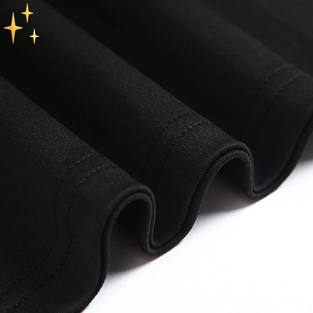 Dam Maxiklänning Bodycon Spaghetti Bärar med Sidoslits Högkvalitativt Tyg-5