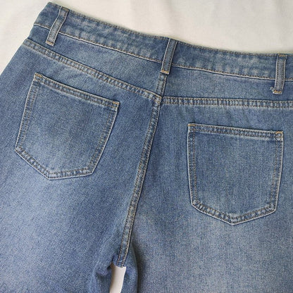 Kvinnors Byxor Bred Ben Bomull Polyester-4