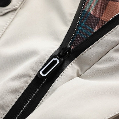 Herrar Vinterjacka Vattentät Polyester Isolerande Foder 6