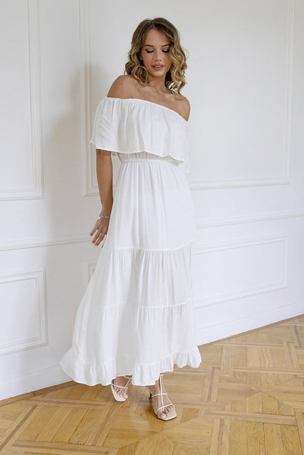 Variant image for Maxiklänning Dam A-linjeformad Bomull Polyester Sommar-9
