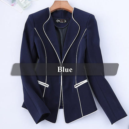 Kvinnors Blazer Elegant Polyester Kappa för Kontor 1