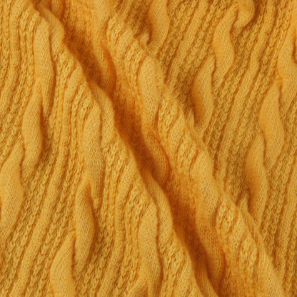 Dam Stickad Väst med Huva Mjuk Design-3