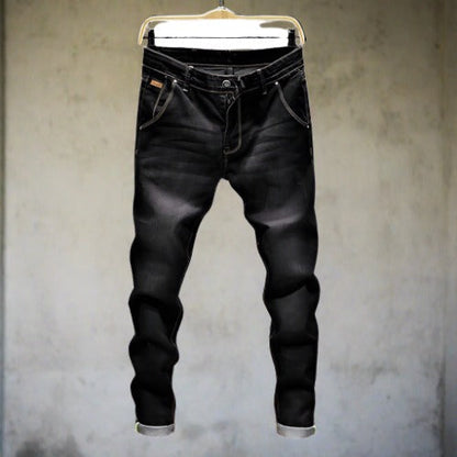 Herr Jeans Stretch Satin-Glow Finish Klassisk Femficksdesign-3
