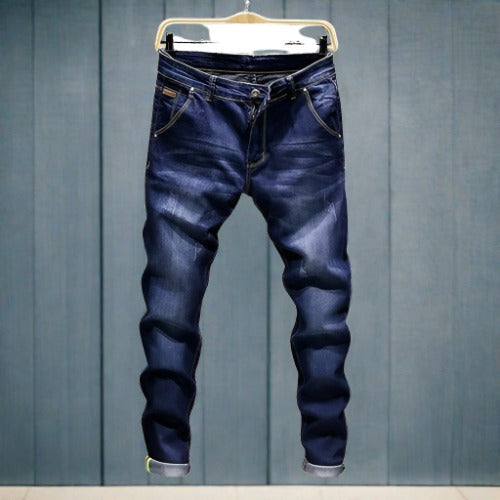Herr Jeans Stretch Satin-Glow Finish Klassisk Femficksdesign-5