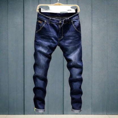 Herr Jeans Stretch Satin-Glow Finish Klassisk Femficksdesign-5
