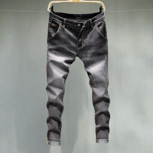 Herr Jeans Stretch Satin-Glow Finish Klassisk Femficksdesign-6