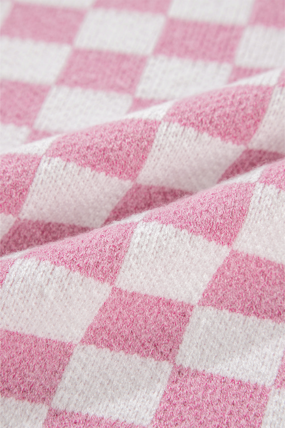 Dam Tröja V-ringad med Knappar och Hängande Axlar i 100% Akryl-6