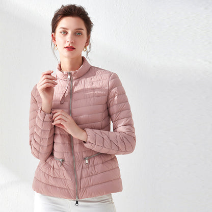 Dam Parkas Slim Fit Vattentålig Jacka För Vår och Vinter-4