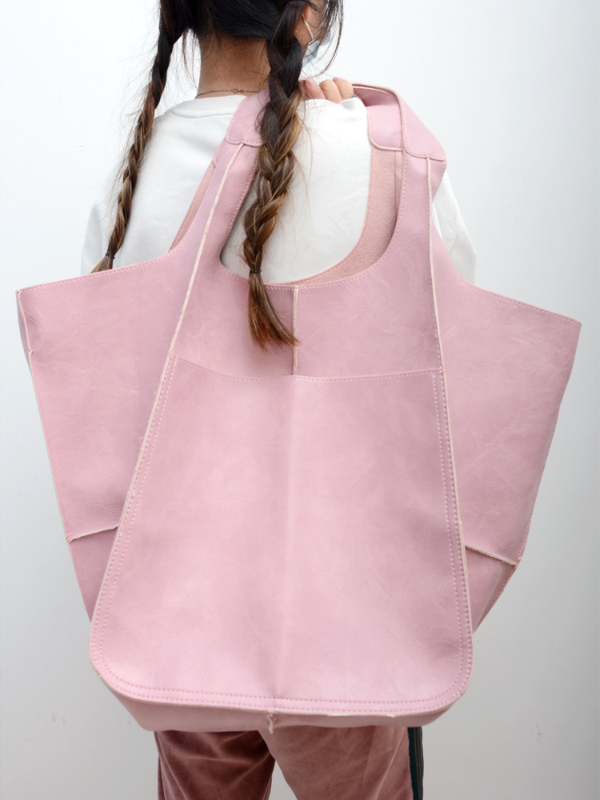 Variant image for Dam Strandklänning Vintage Stil PU-Läder Elegant Sommerklänning-8
