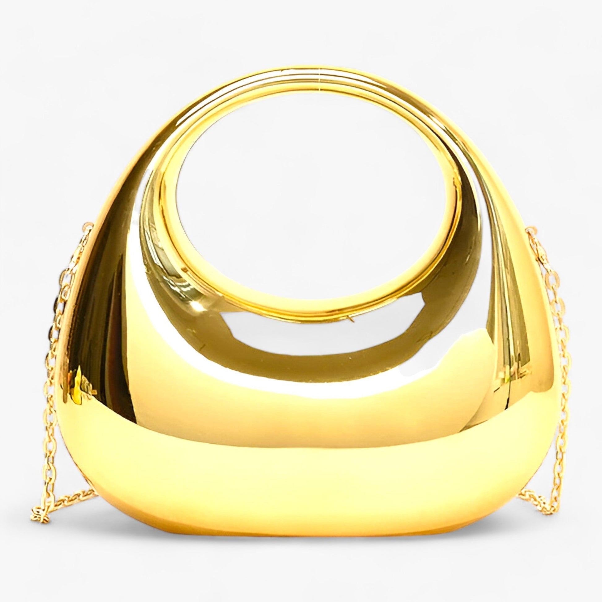 Variant image for Kvinnors Kvällsväska Elegant Akryl Gyllene Axelrem-3