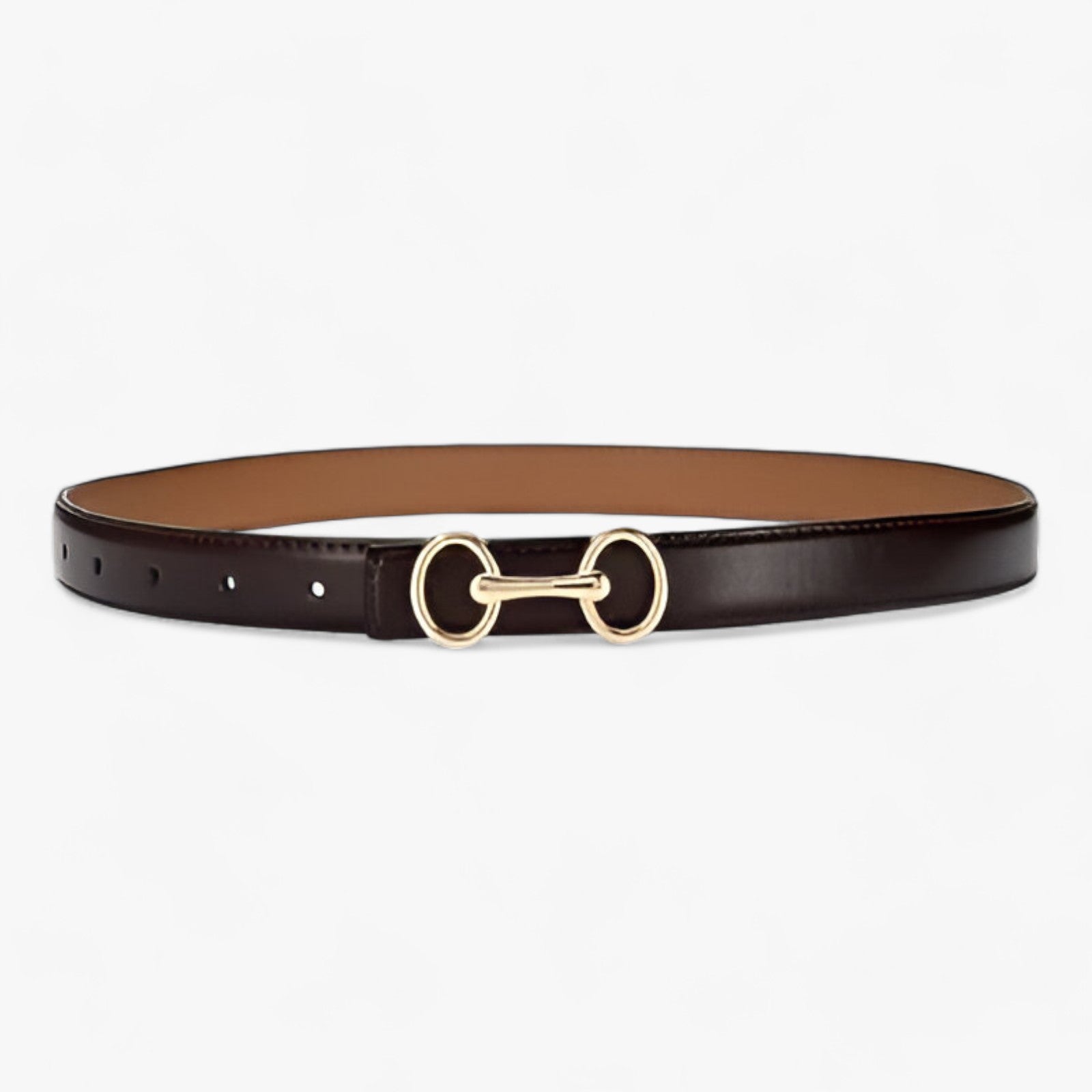 Kvinnors Läderbälte Elegant Design Zinklegation 3