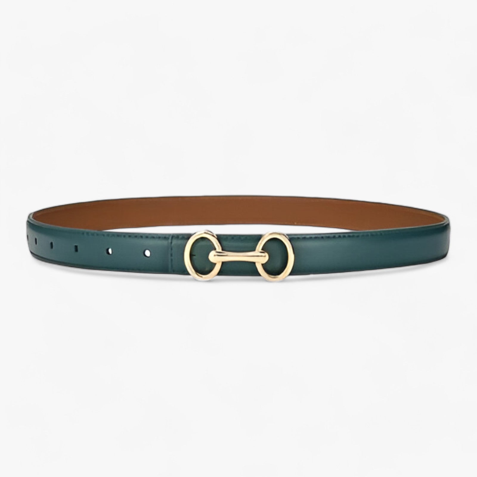 Kvinnors Läderbälte Elegant Design Zinklegation 13