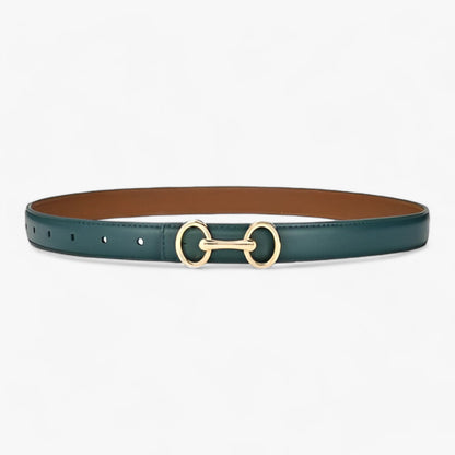 Kvinnors Läderbälte Elegant Design Zinklegation 13